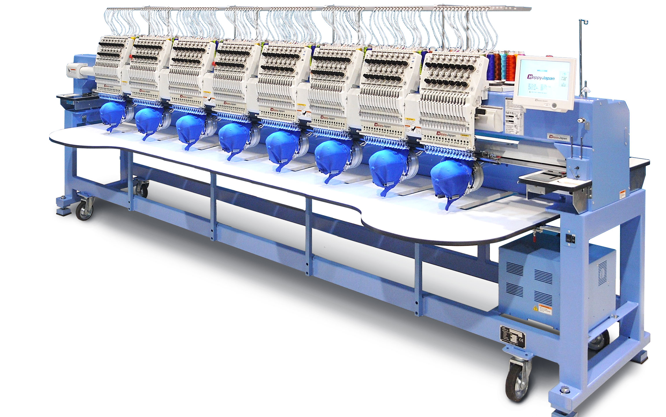 HappyJapan 8-head embroidery machine