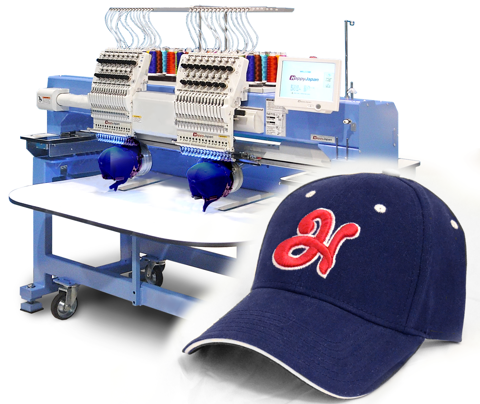 Texmac's HCR3-1504 Embroidery Machine